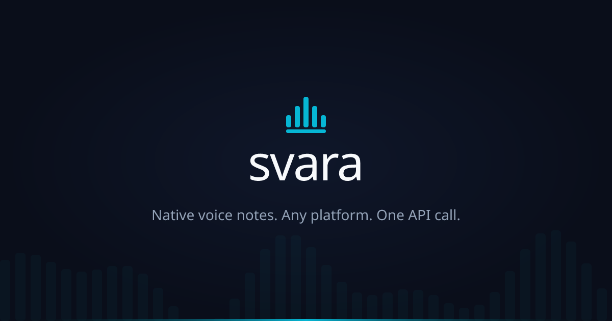 Svara Screenshot